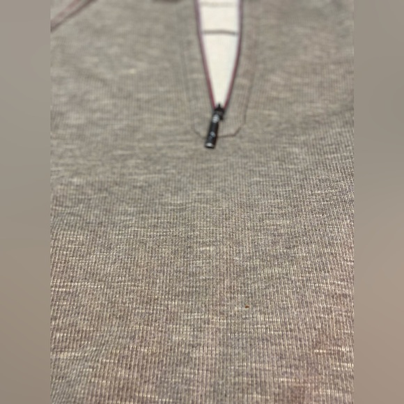 Tommy Bahama Sweater Mens XL Reversible Brown Long Sleeve Zipper Cotton - Picture 2 of 8